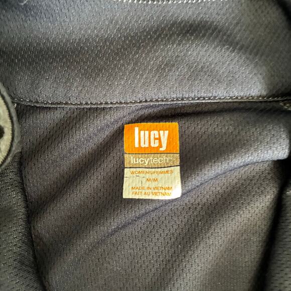 Lucytech Athletic Running 1/4 Zip Up Performance Activewear Sweater Women's Med - Picture 6 of 10